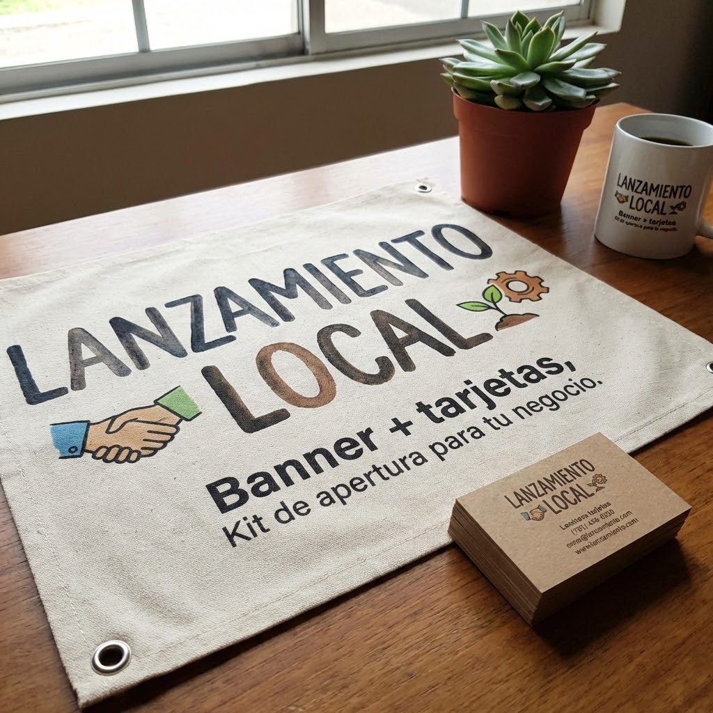 Combo de banner y tarjetas personales