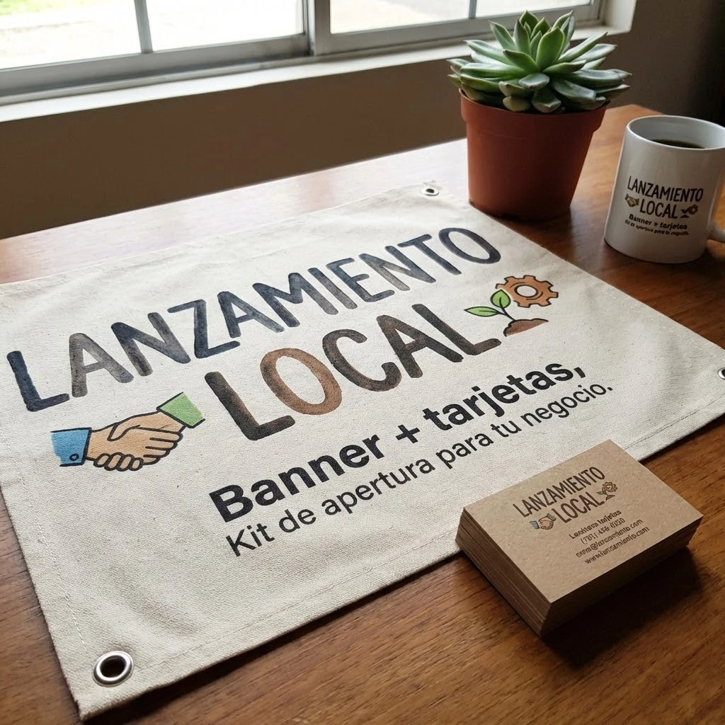 Combo de banner y tarjetas personales