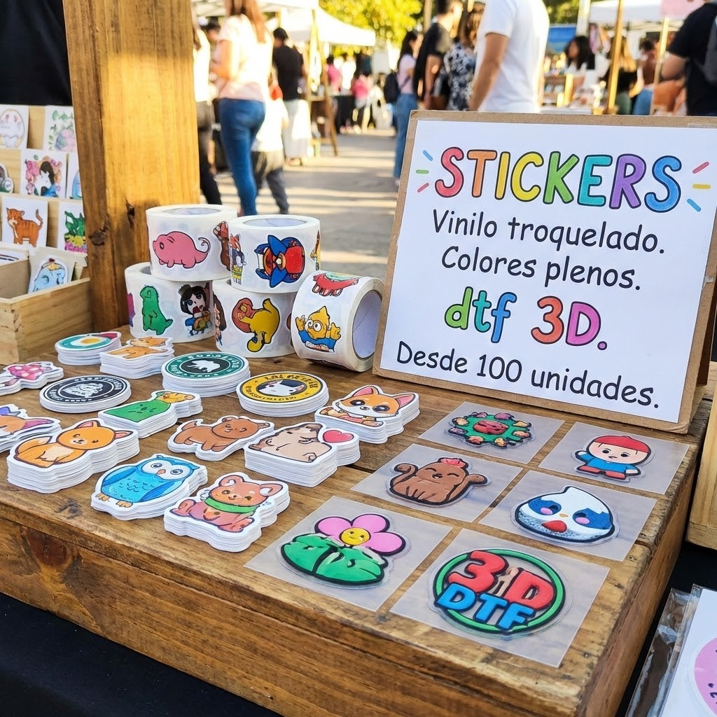 Stickers troquelados personalizados